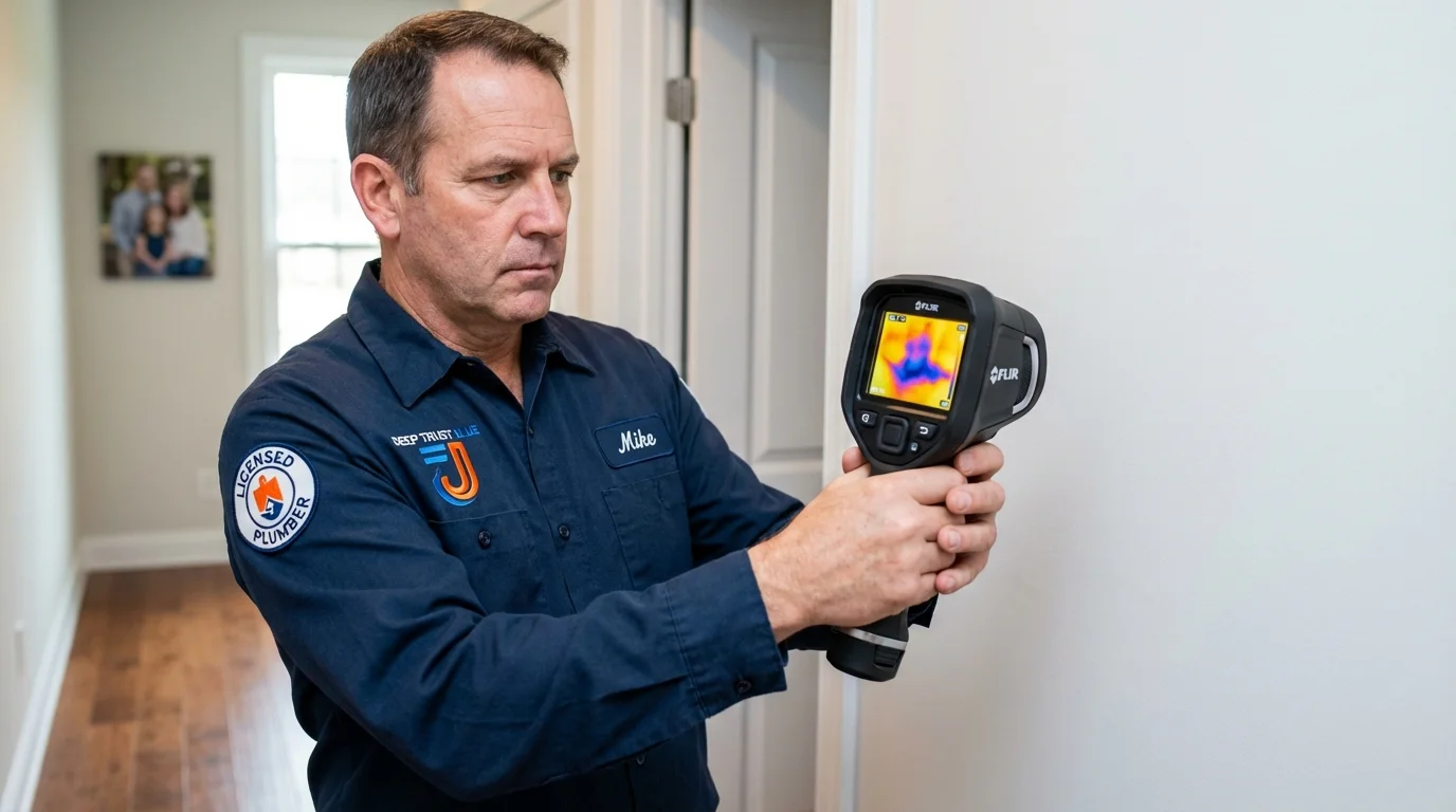 Thermal imaging leak detection by Johns Plumbing LLC in Chinle